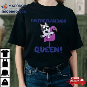 I M The Flamingo Queen Matching Family Vacation Tshirt