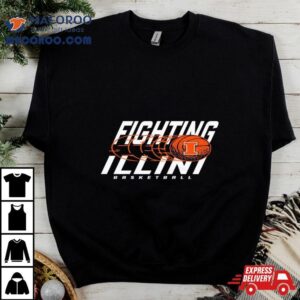 Illinois Fighting Illini Basketball Logo Tshirt