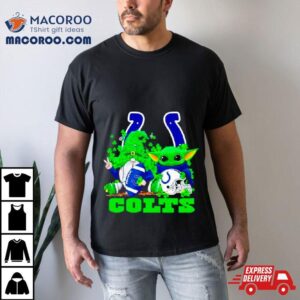 Indianapolis Colts Baby Yoda Happy St Patrick Rsquo S Day Shamrock Tshirt