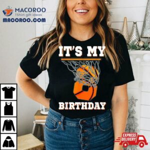 It S My Th Birthday Basketball Boy Party Years Old Tshirt