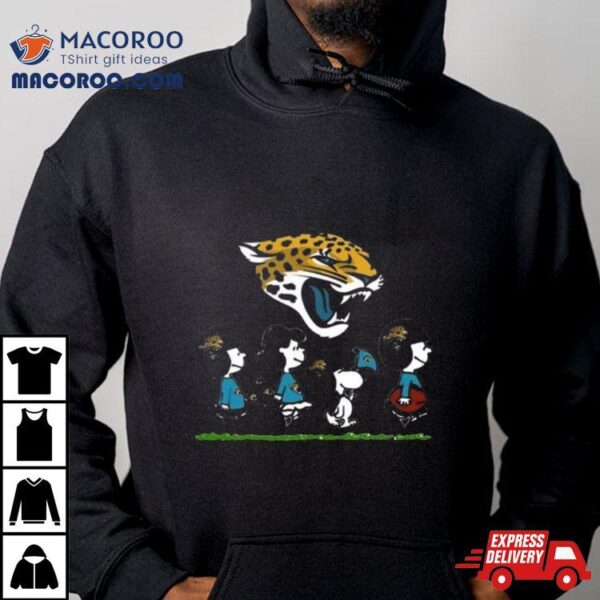 Jacksonville Jaguars Nfl With The Peanuts Snoopy Football Team T Shirts