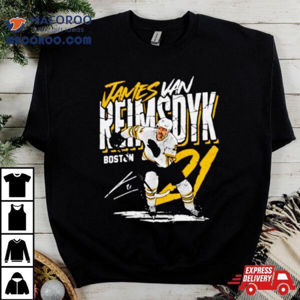 James Van Reimsdyk Boston Crack Hockey Signature Shirt