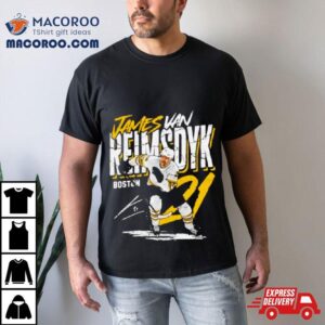 James Van Reimsdyk Boston Crack Hockey Signature Tshirt