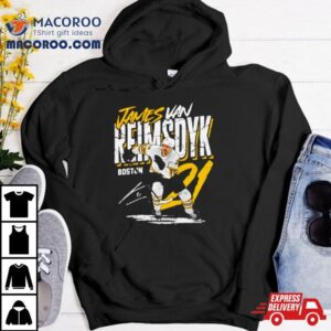 James Van Reimsdyk Boston Crack Hockey Signature Tshirt