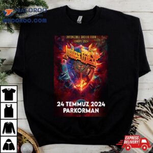 Judas Priest Invincible Shield Tour Europe At Parkorman Istanbul 24 July 2024 T Shirt