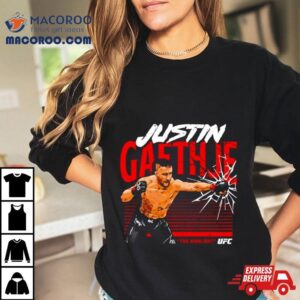 Justin Gaethje Ufc Power Punch Vintage Tshirt