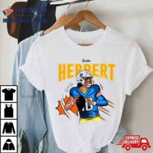 Justin Herbert Heavyweight Cartoon Tshirt