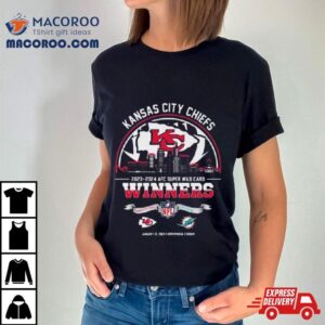 Kansas City Chiefs Afc Super Wild Card Winners Nfl Playoffs Tshirt