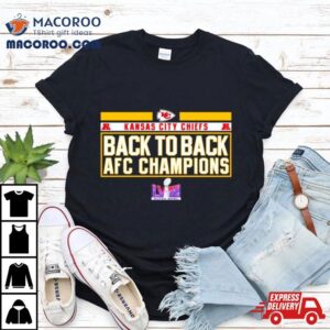 Kansas City Chiefs Back To Back Afc Champions Shirt