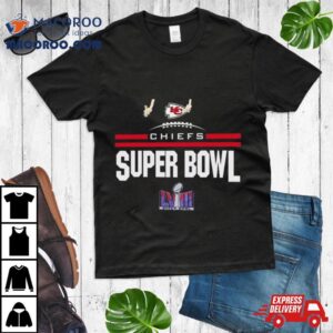 Kansas City Chiefs Majestic Threads Super Bowl Lviii Tri Blend Tshirt