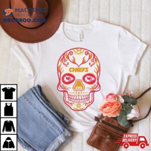 Kansas City Chiefs Skull T Shirt