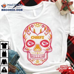 Kansas City Chiefs Skull Tshirt