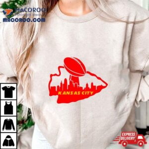 Kansas City Chiefs Skyline Super Bowl Tshirt