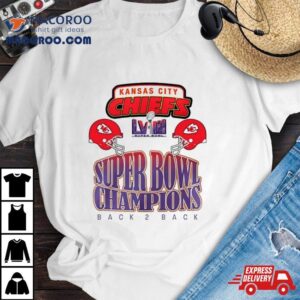 Kansas City Chiefs Super Bowl Champions Back Back Tshirt