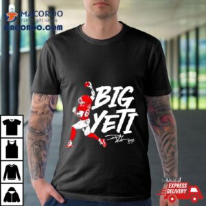 Kansas City Chiefs Travis Kelce Big Yeti Signature Tshirt