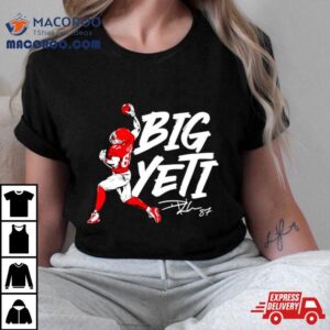 Kansas City Chiefs Travis Kelce Big Yeti Signature Tshirt