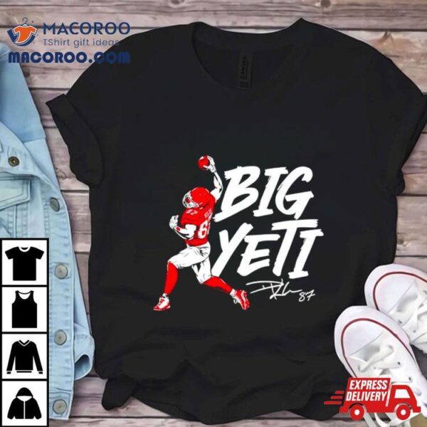 Kansas City Chiefs Travis Kelce Big Yeti Signature Shirt