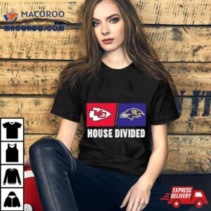 Kansas City Chiefs Vs Baltimore Ravens House Divided Tshirt