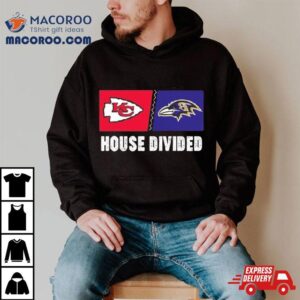 Kansas City Chiefs Vs Baltimore Ravens House Divided Tshirt