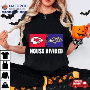 Kansas City Chiefs Vs Baltimore Ravens House Divided Tshirt