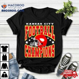 Kansas City Football Helmet Champions Shirt