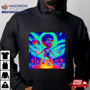 Karl Anthony Towns Big Kat Psychedelic Meme Minnesota Timberwolves Tshirt