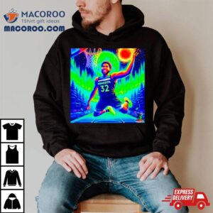 Karl Anthony Towns Flying Kat Psychedelic Meme Minnesota Timberwolves Shirt