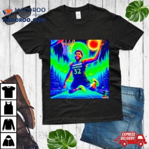 Karl Anthony Towns Flying Kat Psychedelic Meme Minnesota Timberwolves Tshirt