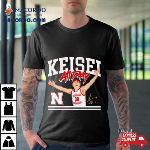 Keisei Tominaga 30 Nebraska Cornhuskers Basketball Retro Shirt