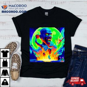 Kevin Garnett Kg He Rsquo S On Fire Psychedelic Meme Minnesota Timberwolves Tshirt