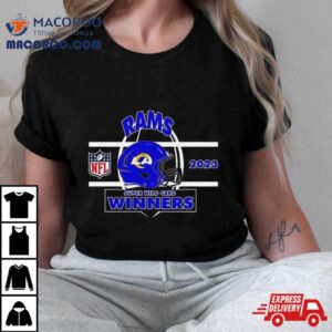 Los Angeles Rams Nfc Super Wild Card Champions Season Nfl Divisional Helmet Winners Tshirt