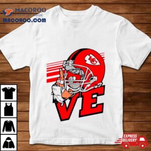 Love Kansas City Chiefs Helmet Shirt