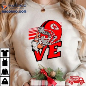 Love Kansas City Chiefs Helmet Shirt