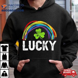 Lucky Shamrock St Patrick S Day Saint Paddy S Rainbow Irish Tshirt