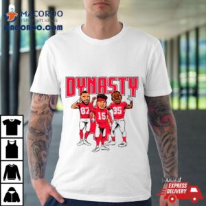 Mahomes Kelce And Jones Kansas City Football Dynasty Shirt