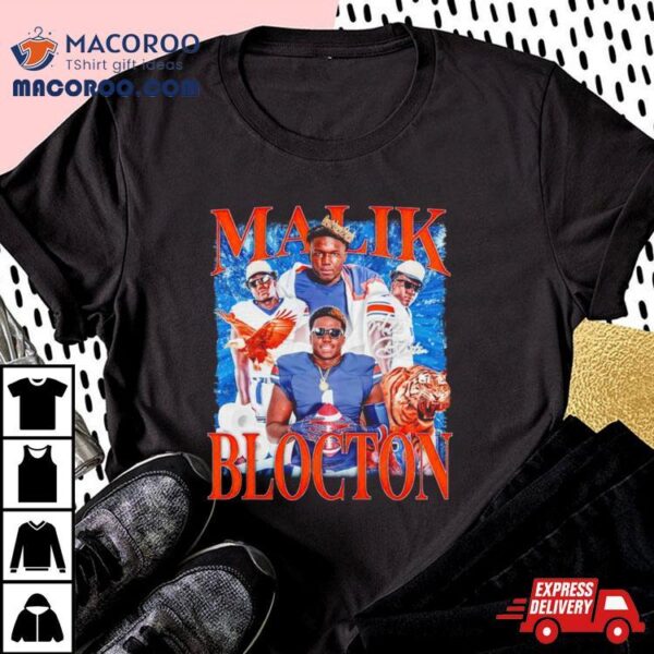 Malik Blocton Auburn Tigers Football Graphic Poster Shirt