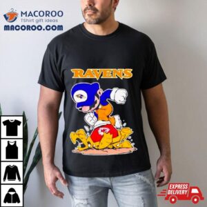 Mario Ravens Stomps On Kansas City Chiefs S Tshirt