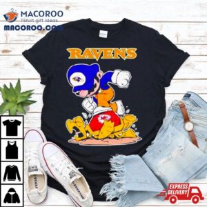 Mario Ravens Stomps On Kansas City Chiefs S Tshirt