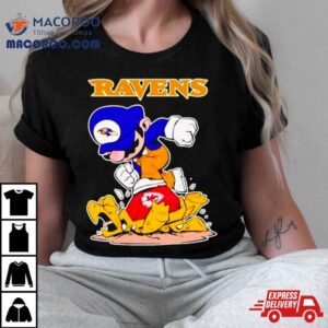 Mario Ravens Stomps On Kansas City Chiefs S Tshirt