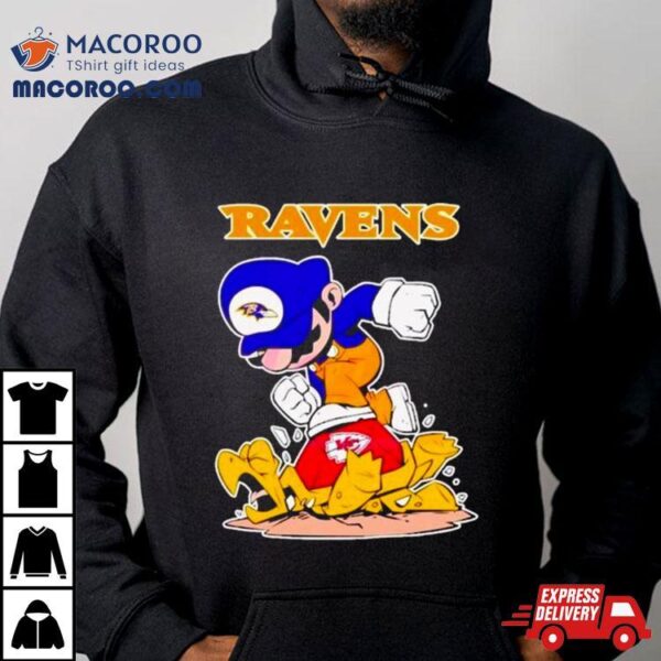 Mario Ravens Stomps On Kansas City Chiefs T Shirts