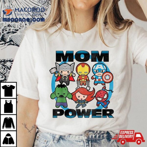 Marvel Comics Mother’s Day Kawaii Avengers Mom Power Shirt