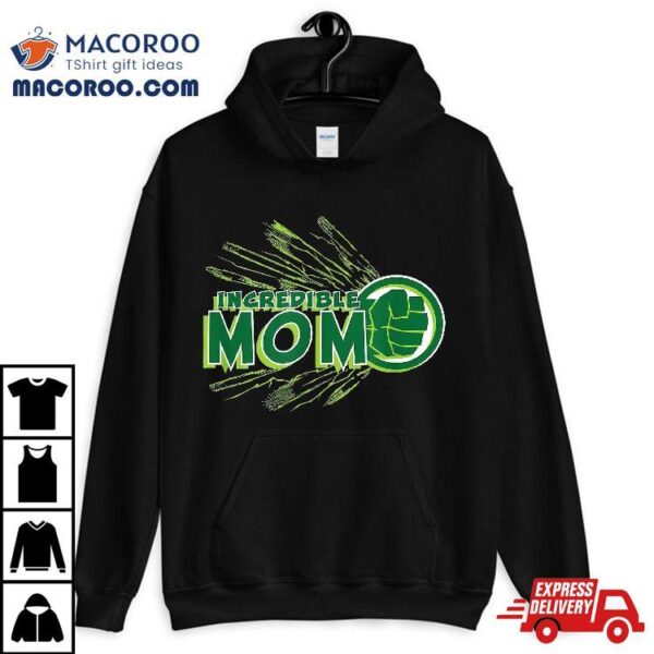 Marvel Hulk Incredible Mom Family Trip Vacation Mothers Day Shirt