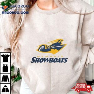 Memphis Showboats Sideline Logo T Shirt