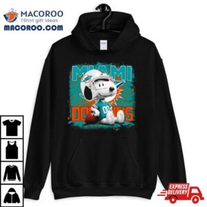 Miami Dolphins Mix Snoopy T Shirt