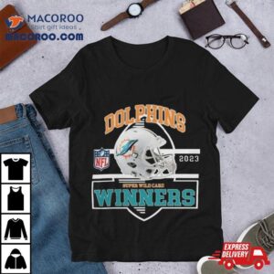 Miami Dolphins Winners Champions Super Wild Card Nfl Divisional Helmet Logo Tshirt