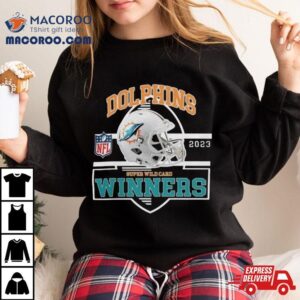 Miami Dolphins Winners Champions Super Wild Card Nfl Divisional Helmet Logo Tshirt