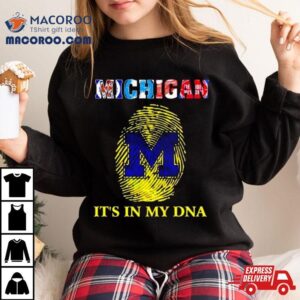 Michigan City Team Sports Logo It Rsquo S In My Dna Tshirt