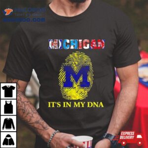 Michigan City Team Sports Logo It Rsquo S In My Dna Tshirt