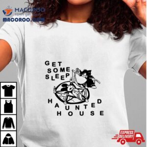 Mickey Mouse Get Some Sleep Haunted House Tshirt