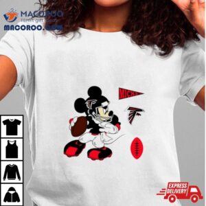 Mickey Mouse Player Atlanta Falcons Disney Football Tshirt